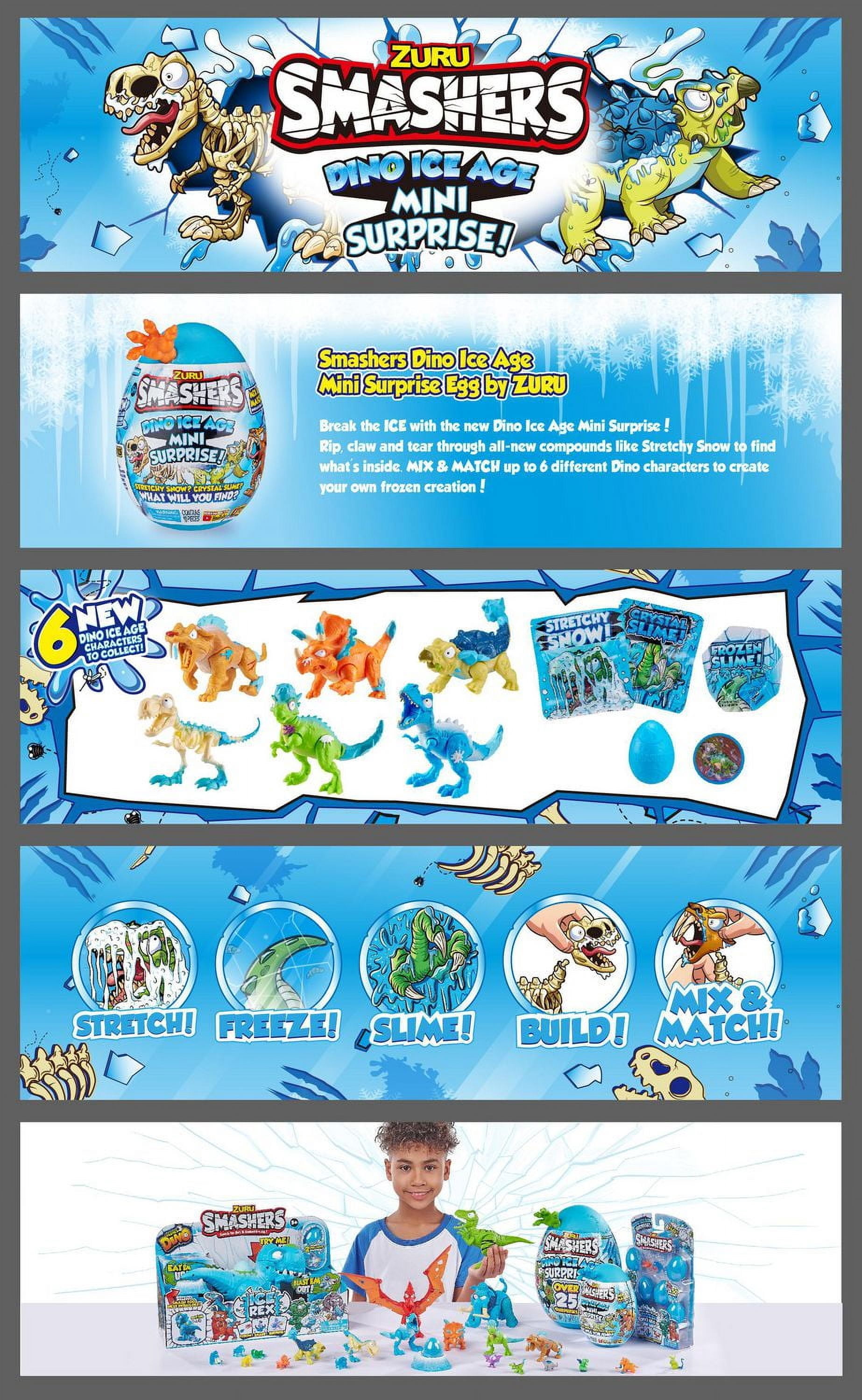 Mini-œuf surprise de Dino Ice Age Smashers