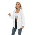 thumbnail image 4 of Liquidation! Veste Fine de Printemps pour Femmes Mode Veste Imperméable Coupe-Vent Extérieur Noir 2TG, 4 of 10