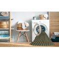 thumbnail image 2 of Ahgly Company Machine Washable Indoor Round Transitional Chocolate Brown Area Rugs, 4' Round, 2 of 7