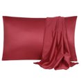 thumbnail image 1 of Unique Bargains Luxury Satin Pillowcase Cool Silk Pillow Case Cover, 1 of 9
