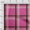 thumbnail image 1 of oneOone Cotton Cambric Pink Fabric Madras Check Craft Projects Decor Fabric Printed By The Yard 56 Inch Wide, 1 of 4