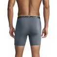 thumbnail image 3 of Jockey Men's Chafe Proof Pouch Microfiber 6" Boxer Brief - 3 Pack, 3 of 5