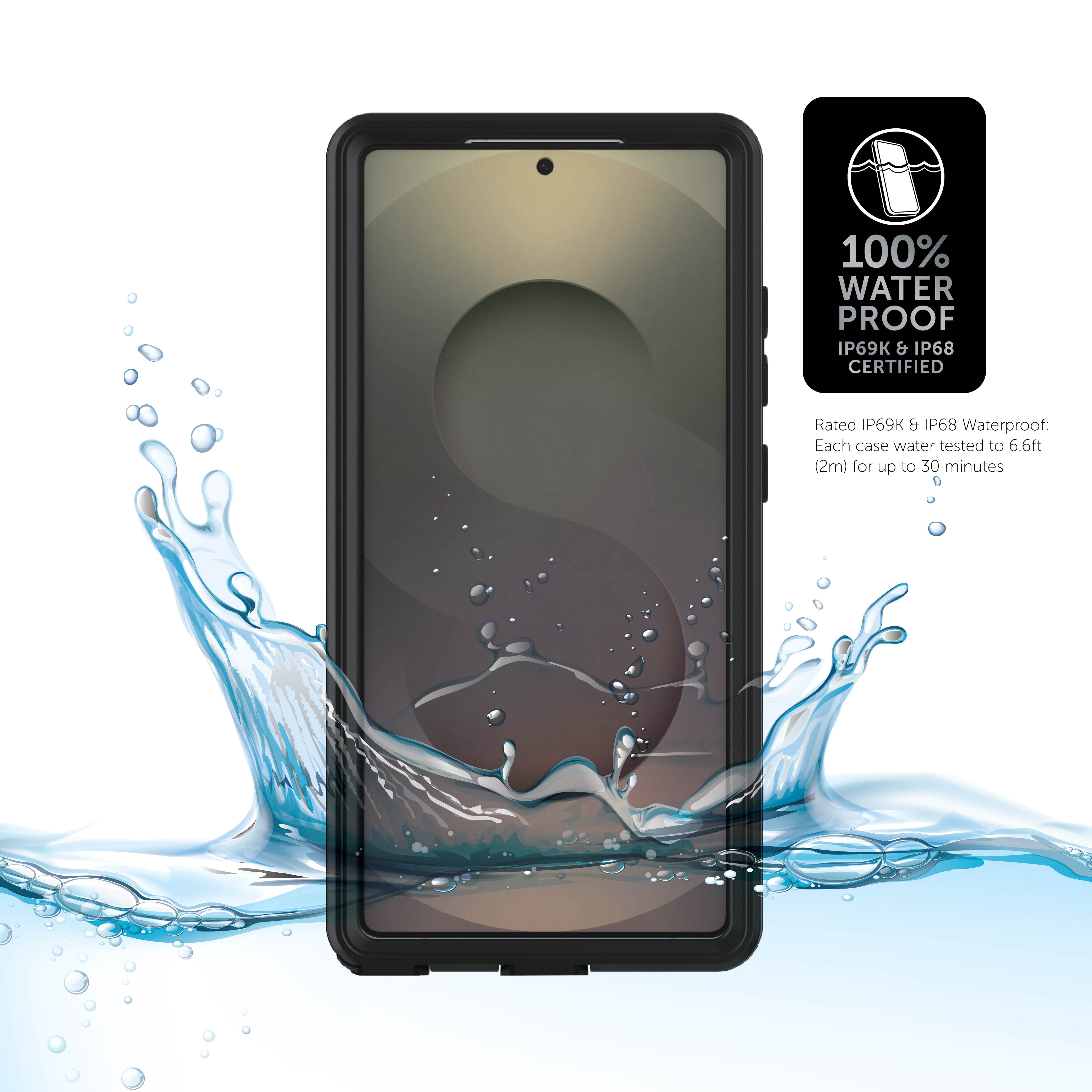 Body Glove Tidal Waterproof Case for Samsung Galaxy S25 Ultra - Black/Clear