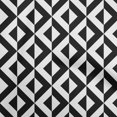 thumbnail image 1 of oneOone Cotton Poplin Twill Black Fabric Geometric Sewing Craft Projects Fabric Prints By Yard 56 Inch Wide, 1 of 4
