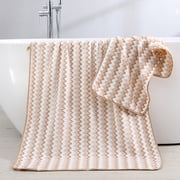 TopLLC Throw Blanket, Throw Blanket for Couch 2 Pcs Bath Towels Set For Bathroom Thick Soft Absorbent Towel Set Of 2 Household Wash Face Gift Towel Cotton towel