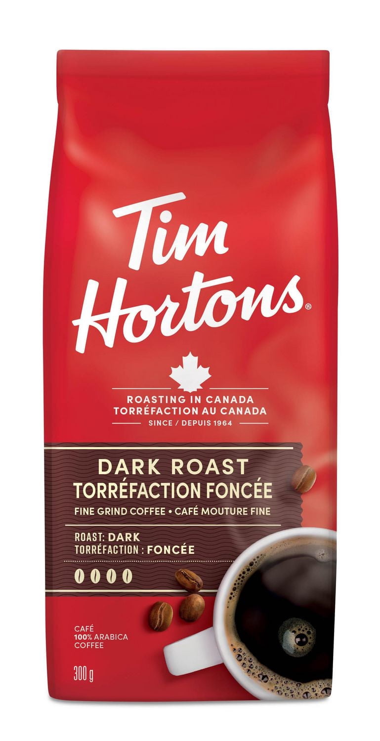 Tim Hortons Dark Roast Fine Grind Coffee