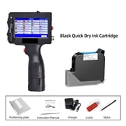 25.4mm Portable Handheld Inkjet Printer Production Date QR Coding Machine Plastic Metal Carton Printing Is Fast Dry Without Fading ,Multi-Format Printing