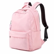Lightweight Backpack School Bag for Teen Girl Casual Style Travel Daypack Pink