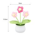thumbnail image 3 of Bgsha Handwoven Wool Crochet Puff Flower Pot: A Timeless,Low-maintenance Home Decor!, 3 of 10