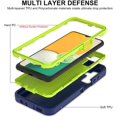thumbnail image 2 of [PST] Samsung Galaxy A53 5G Étui Protecteur Rigide, Antichute Triple 3 Couches Antichoc Robuste Étui Protecteur Rigide, 2 of 3