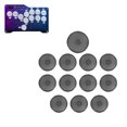 thumbnail image 4 of <p>12pcs Arcade Button Cover 20.2mm 25.3mm Mechanical Push Button Cover For Kailh For Cherry For Akko For Glorious Switches</p>, 4 of 7
