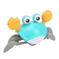 thumbnail image 1 of Crawling Crab Toy, Crab Crawling Toy 20-30min Uninterrupted Operation Interactive  For Birthday Gift For Toddlers Blue, 1 of 8