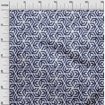 thumbnail image 3 of oneOone Rayon Navy Blue Fabric Geometric Fabric For Sewing Printed Craft Fabric By The Yard 56 Inch Wide, 3 of 4