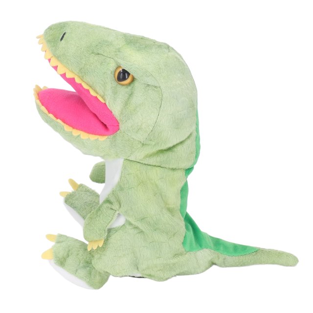 Plush Dinosaur Hand Toy Soft Open Movable Mouth For Creative Role Play Gift For Children And Adults