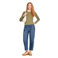 thumbnail image 2 of George Women's Long-Sleeve Rib T-Shirt, 2 of 6