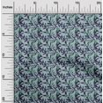 thumbnail image 2 of oneOone Polyester Spandex Dark Blue Fabric Floral Sewing Craft Projects Fabric Prints By Yard 56 Inch Wide, 2 of 4