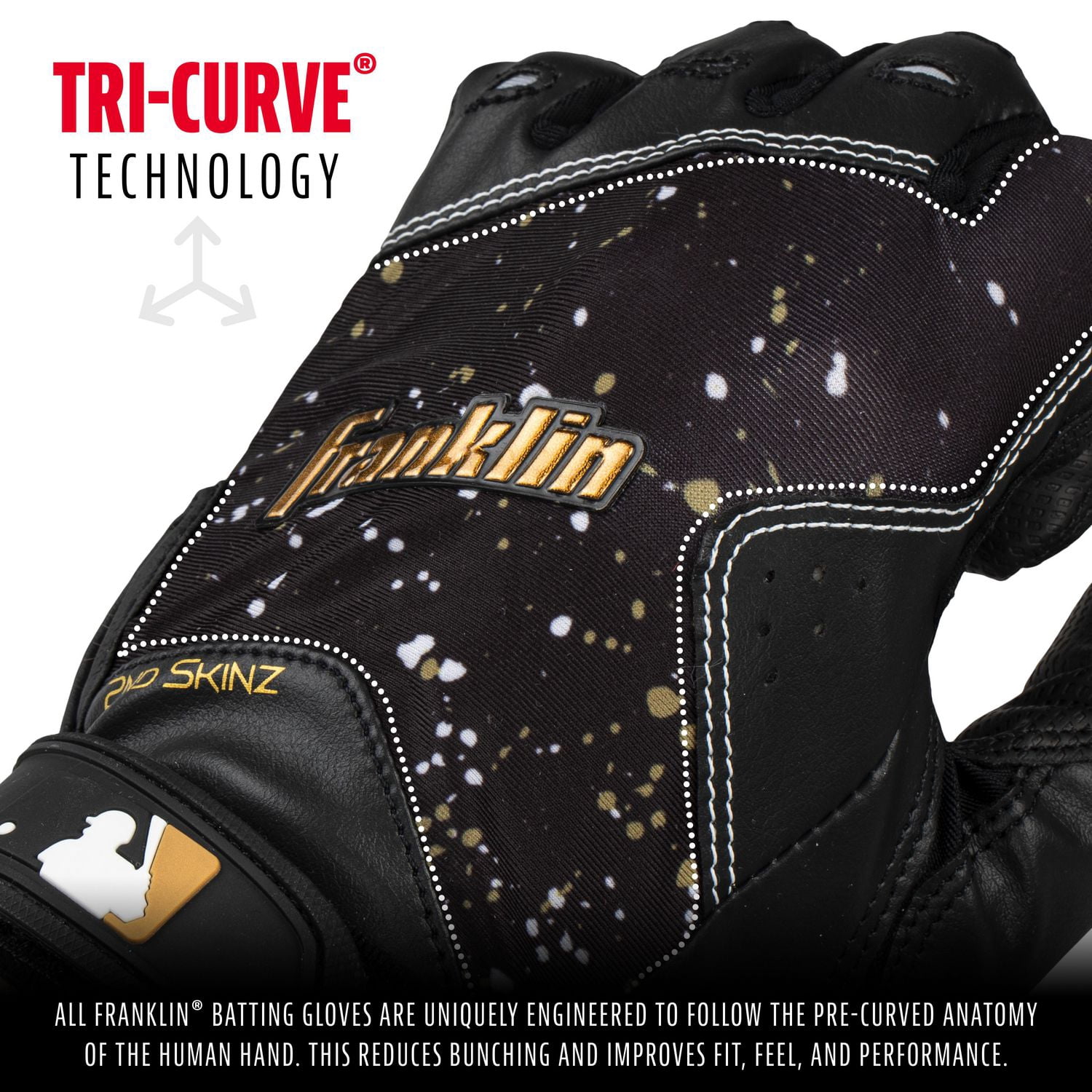 MLB Petite paire de gants de frappeur pour adulte