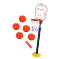 thumbnail image 4 of S SERENABLE Basketball Hoop Set for Kids Basketball Net for Dribbling Practice Boys Yard White, 4 of 9