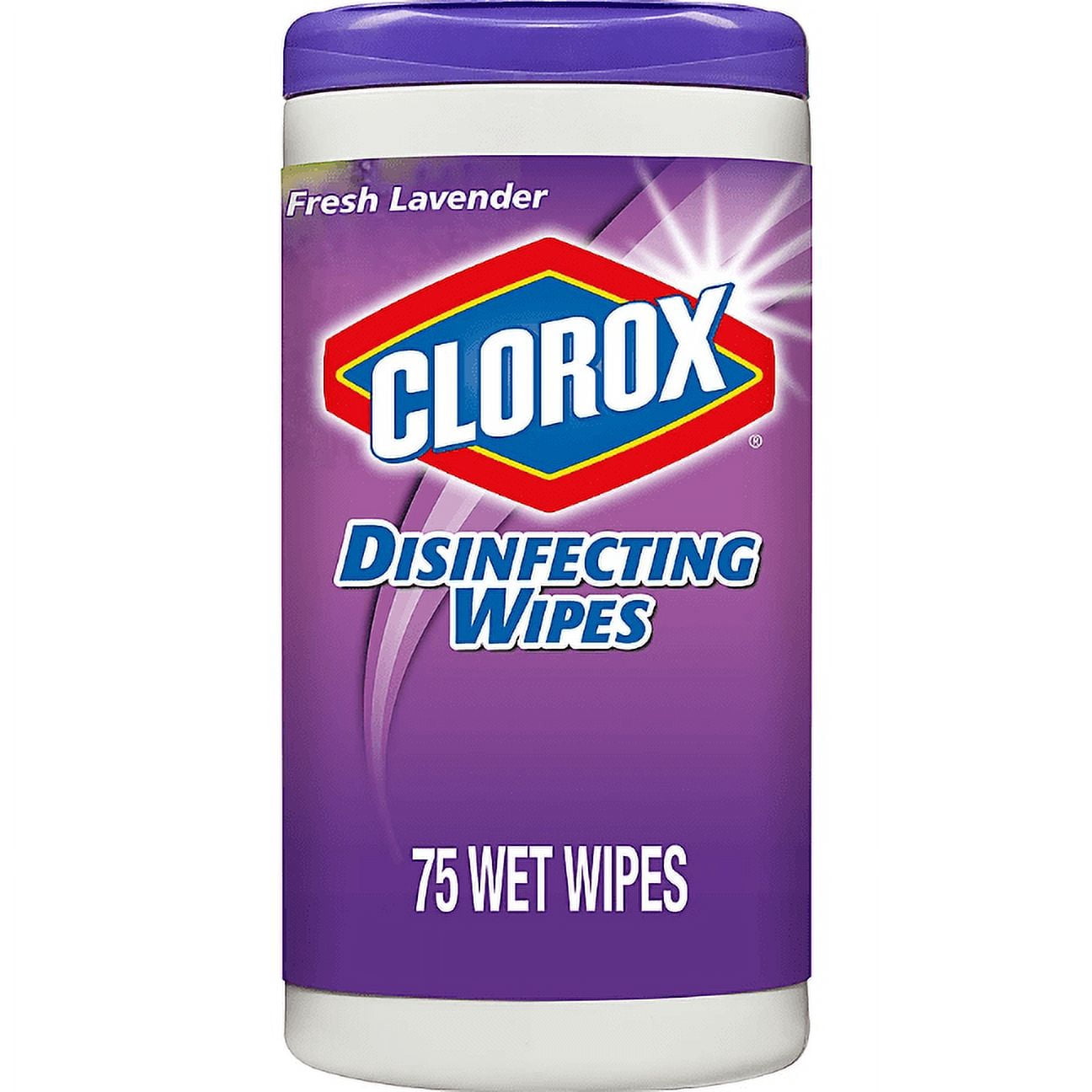 Clorox Disinfecting Wipes, Lavender Scent - 75 Count