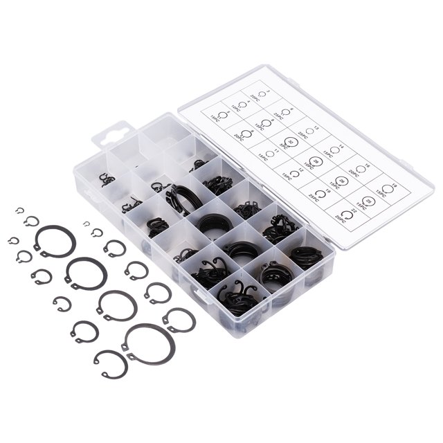 Ensemble de Clips en C, Noir Grand Application Retenue 300 Pcs pour Machine