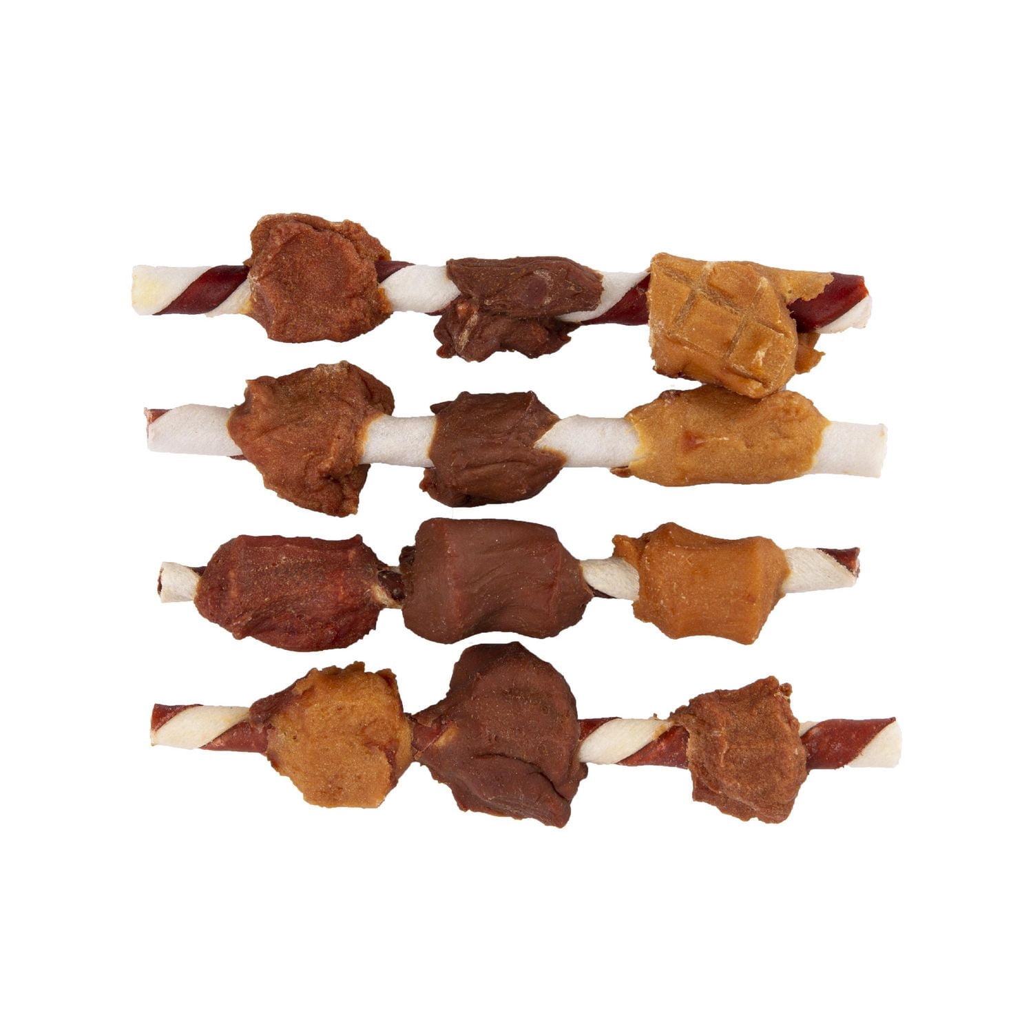Good 'n' Fun Brochettes Triple Saveur Chien Mâche avec Poulet, Canard, Porc et Cuir du Boeuf, 681g