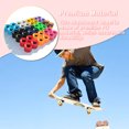 thumbnail image 3 of 4 Pieces Skateboard Wheel Chic Design Sporting Equipment Craftsmanship Handy Installation Skate Motion Universal Skate Motion White, 3 of 7