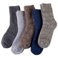thumbnail image 3 of Men's Winter Wool Socks Soft Warm Thick Wool Socks for Cold Weather Crew Socks One, 3 of 7
