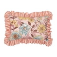 thumbnail image 1 of Mainstays 13x20" Ruffle Lumbar Decorative Cushion, Multi, All Ages., 1 of 5
