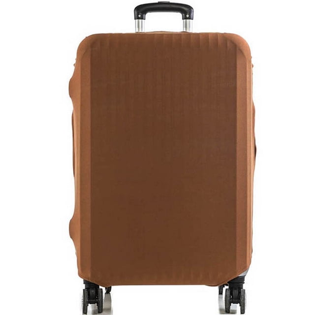 Luggage Cover Stretch Fabric Suitcase Protector Baggage Dust Case Cover Suitable for18-32 Inch Suitcase Case Travel Organizer Coffee L