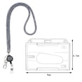 thumbnail image 2 of Cosmug Bling Crystal Rhinestone Lanyard Keychain | Sparkly Id Badge Holder for Women & Kids | Adjustable Neck Strap for Keys, Wallet & Cards | Teacher Student Accessory, G, 2 of 8