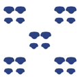 thumbnail image 2 of kurtrusly Semelles Ajustables pour Talons Hauts, Réparation de Talons Personnalisable, Bleu 5Set, 2 of 6