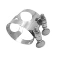 thumbnail image 1 of Alto-Sax Mouthpiece Ligature Double Screws Gold-Plated Brass Fastener Tool, Universal for Most Saxophone Models Adjustable Diameter Elegant Gold Look, 1 of 5