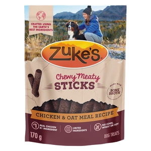 Zuke's Chewy Meaty Sticks Chicken Recipe, Dog Treats, 170 g