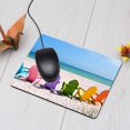 thumbnail image 4 of Beach Gaming Mousepad Summer Beach Colorful Chairs Design NonSlip Rubber Base Perfect for Computer Desk & Laptop Office Bring the Beach Vibes to Your Workspace 9.5x7.9 Inch, 4 of 5