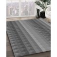 thumbnail image 3 of Ahgly Company Tapis d'Intérieur Lavable à la Machine, Carré, Transitionnel, Gris Gray, Tapis de Zone, 3 Pieds Carré, 3 of 7