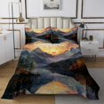 thumbnail image 1 of Erosebridal Rustic Scenery Coverlet Set King, Pine Tree Bedding Set, Mountain Decor 3-Piece, 1 of 5