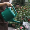thumbnail image 4 of Geloo 3L Green Plastic Watering Can with Long Nozzle 2 Pack, 4 of 7