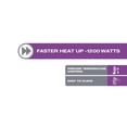 thumbnail image 3 of Salton Portable Infrared Cooktop, Stainless Steel, 1200W, HP1502, 3 of 5