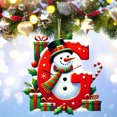 thumbnail image 4 of Matoen12 26 Letters Christmas Tree Decoration Pendant Christmas Tree Ornaments Personalized DIY Christmas Ornaments Christmas Decoration Xmas Tree Hanging Decor Feature, 4 of 4