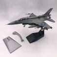 thumbnail image 2 of Chasseur F16D à l'Échelle 1/72 Commémoratif d'Aviation avec Support d'Exposition pour Café Bar, 2 of 8