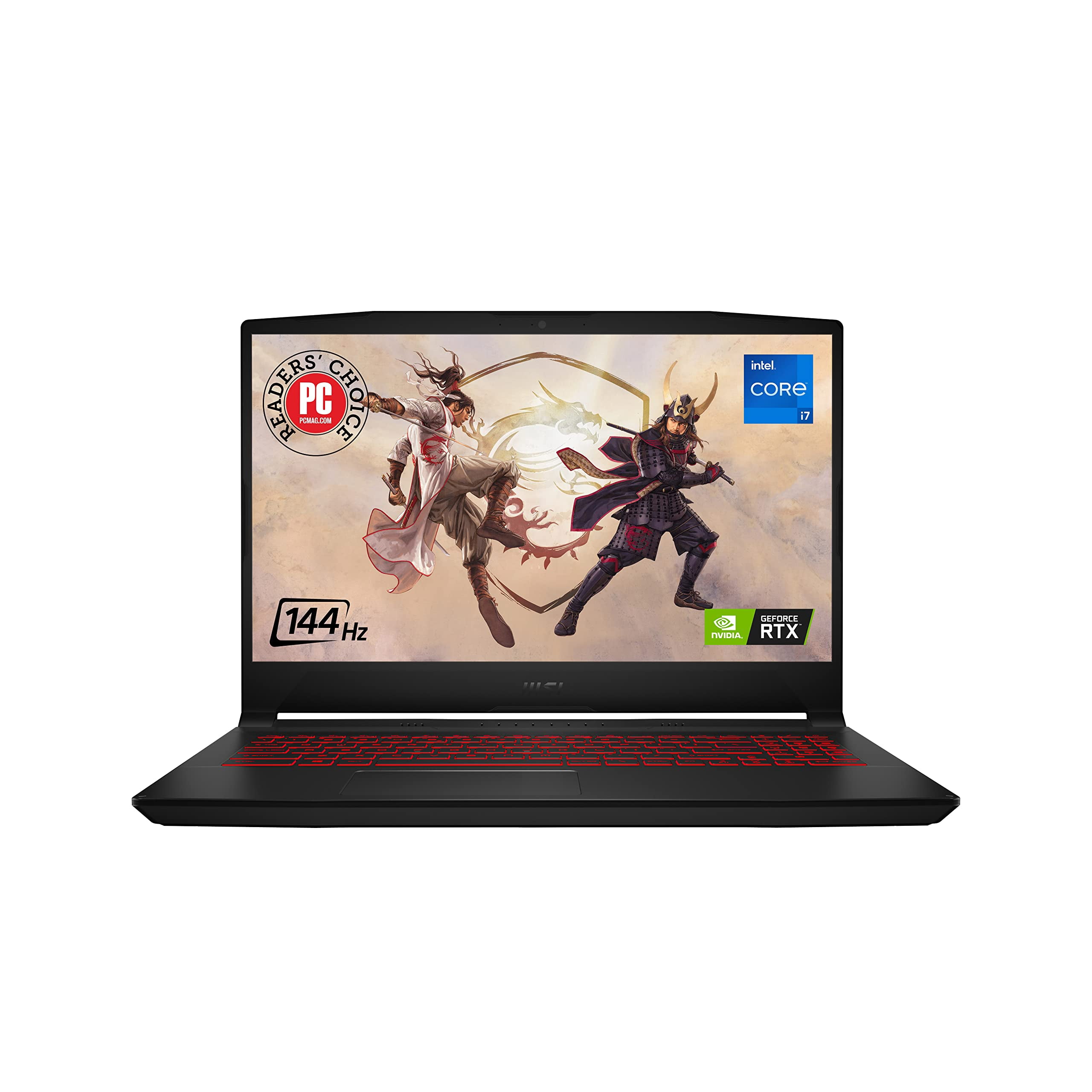 MSI Katana gF66 156 144Hz FHD gaming Laptop: Intel core i7-12650H RTX 3050 Ti 16gB 512gB NVMe SSD, Type-c USB 32 gen 1, High-ResoluTion Audio, cooler Boost 5, Win11 Home: Black 12UD-436