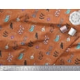 thumbnail image 3 of Soimoi Rayon Fabric Ghost,Skull & Witch Halloween Printed Fabric 1 Yard 56 Inch Wide, 3 of 3
