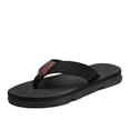 thumbnail image 4 of SBYOJLPB Men's Versatile Wear Slippers Plus-Size Shoes Spring Summer Style Trendy Comfortable Thick-Soled Rubber Flops Beach Sandals, 4 of 5