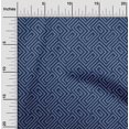 thumbnail image 1 of oneOone Cotton Silk Fabric Greek Key Geometric Decor Fabric Printed BTY 42 Inches Wide, 1 of 5