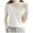 White, variant on GDREDA Women's 100% Merino Wool Base Layer Shirt V Neck Short Sleeve Travel Hiking Tee T Shirt Pullover Tops Grey,M