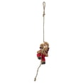 thumbnail image 2 of JJKBVCLO Novelty Climbing Santa Design: This Christmas Tree Ornament Features A Playful Santa Climbing On A Rope Adding A Whimsical And Unique To Your Holiday De Cor. The Funny, 2 of 6