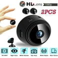 thumbnail image 1 of LEEYNEER 2 PCS Mini Wireless WiFi Cameras  Camera with Audio and Video Live Feed  with Cell Phone App Wireless Recording  1080P HD Hidden Spy Cameras with Night Vision  Tiny Cameras for I, 1 of 8
