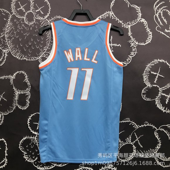 Hot press basketball jersey Clippers No. 11 Wall jersey basketball uniform Clippers jersey