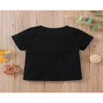 thumbnail image 2 of Baby Romper Letter Print Short Sleeve  Neck Jumpsuit, 2 of 5