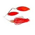 thumbnail image 3 of Nichols Lures Pulsator Flocons Métalliques Double Willow Spinnerbait, Piment Rouge, 3/4 Onces, 3 of 3